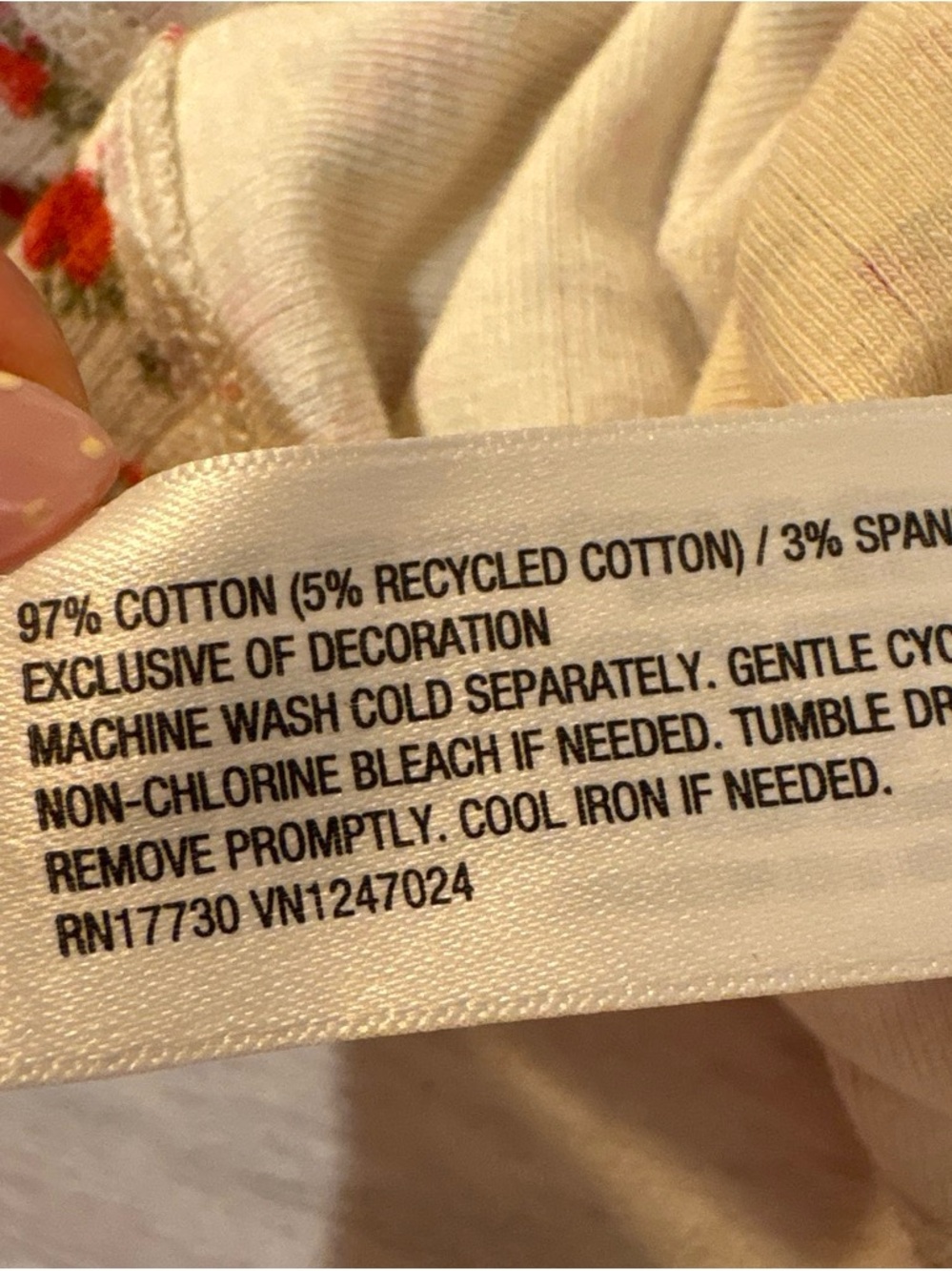 Parke Cream Floral Long-Sleeve Button Cardigan - Picture 5 of 5